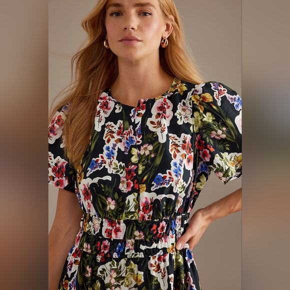 NWT Anthropologie The Somerset Maxi Dress Size XXS - Picture 4 of 13